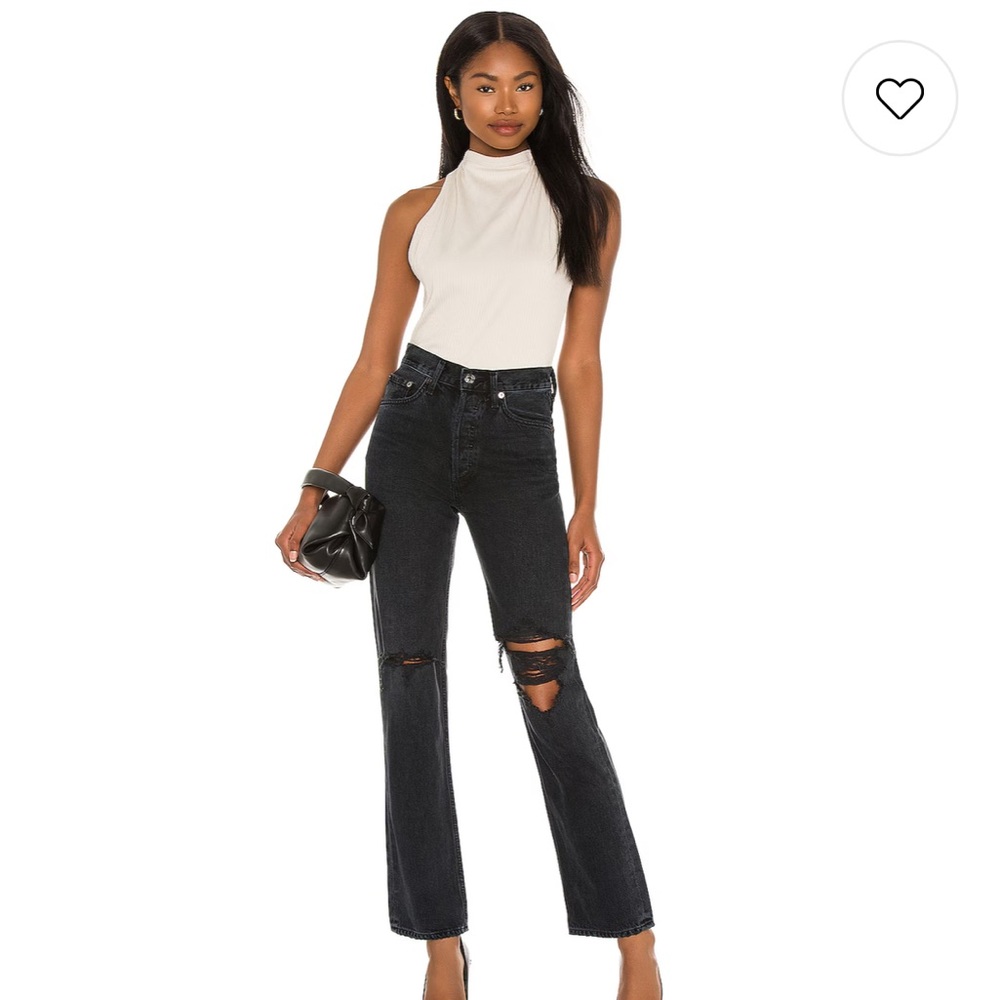 AGOLDE ⭐️ Lana Straight in Black Size 26